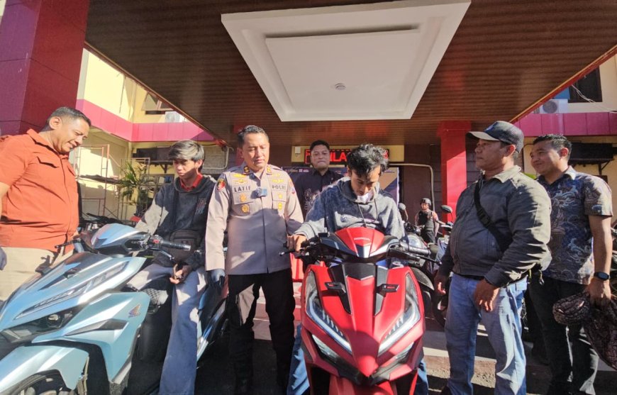 Motor Hasil Curanmor Kembali ke Pemilik, Polres Probolinggo Tuai Apresiasi