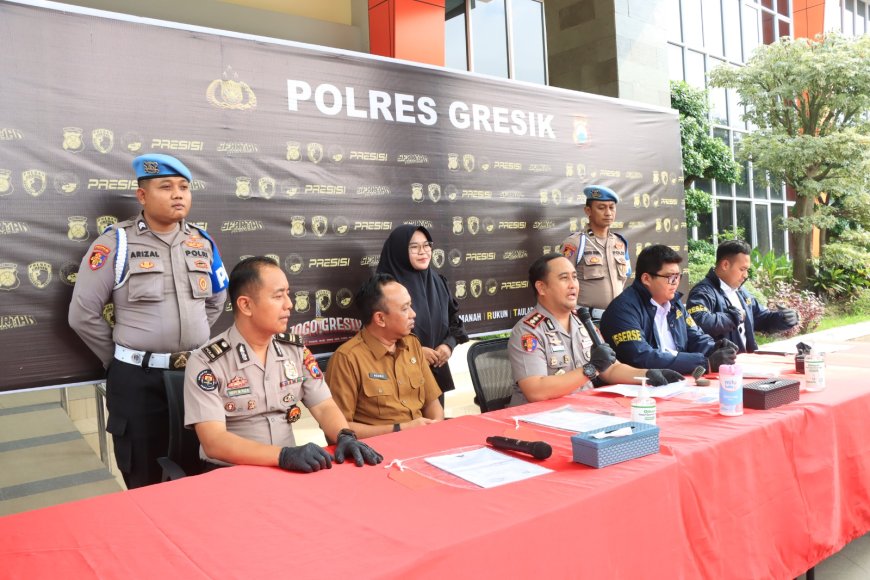 Polres Gresik Bekuk Pelaku Penipuan Penerimaan ASN