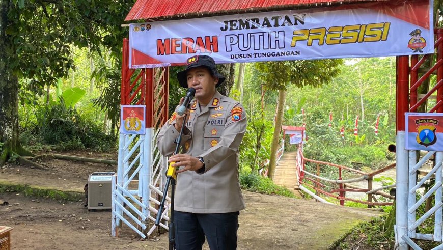 Jembatan Baru Permudah Aktivitas Warga Tiris dan Andungsari