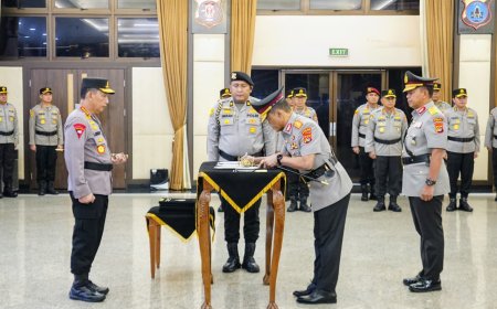Kapolri Pimpin Serah Terima Jabatan Strategis di Polri