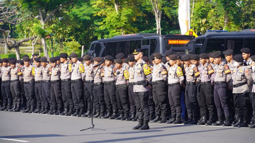 Ribuan Personel Siap Jaga Stabilitas Kota Surabaya