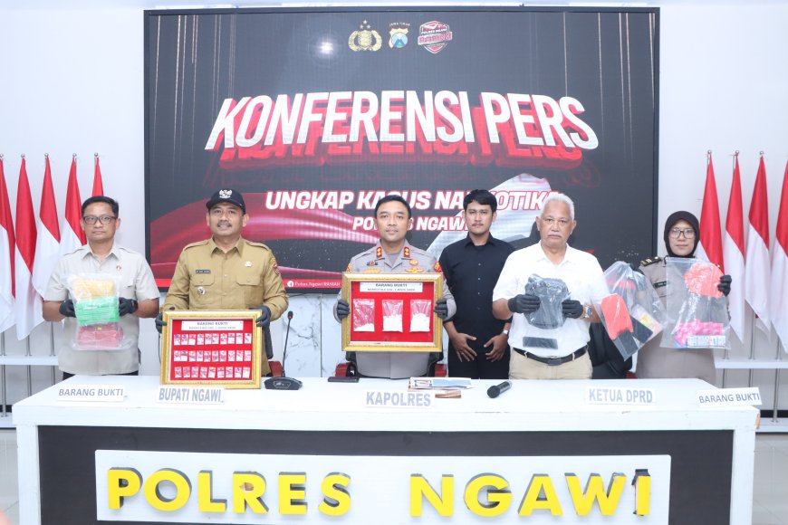 Dua Pengedar Sabu Ditangkap Polisi di Ngawi