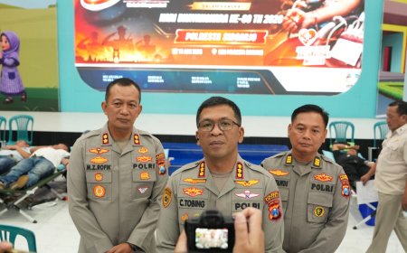 Jelang Hari Bhayangkara ke-80, Polresta Sidoarjo Gelar Donor Darah