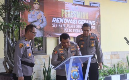 Polres Probolinggo Resmikan Gedung SPKT Baru Tingkatkan Kualitas Pelayanan Masyarakat